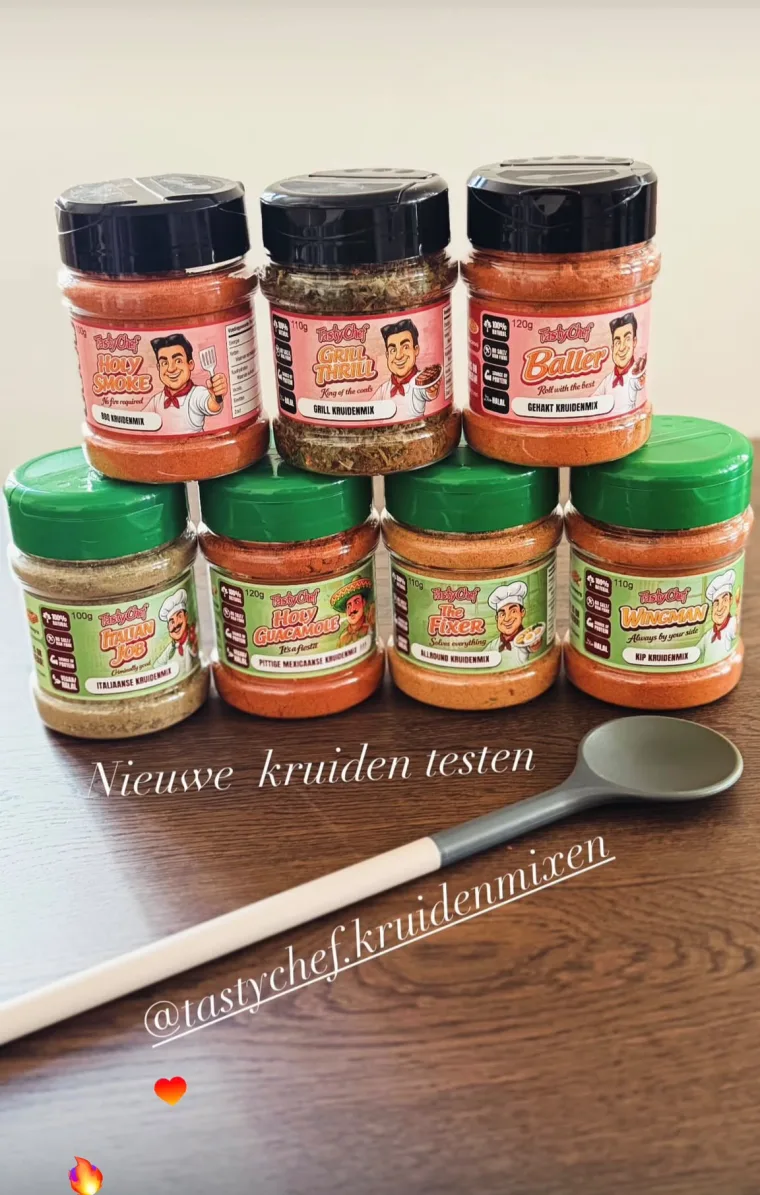 Klantfoto van TastyChef kruidenmixen op Instagram (@tes_jansen)